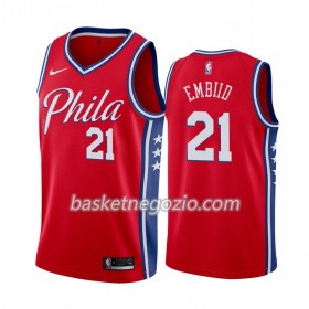 Canotte Uomo Philadelphia 76ers Joel Embiid 21 2019-20 Nike Statement Edition Swingman
